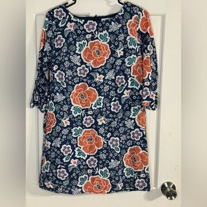 Old Navy Dress in Navy with Orange Floral